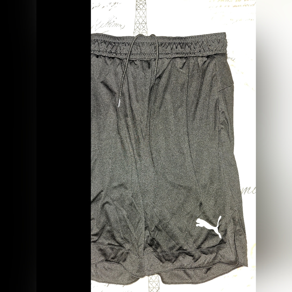 Puma Men's Black Athletic Shorts
